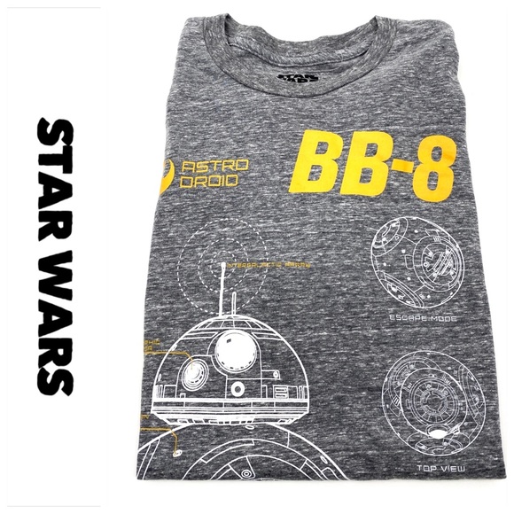 Star Wars Tops - 💕SALE💕 NWOT Star Wars BB8 Gray T Shirt